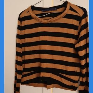 Zara long sleeve crop top